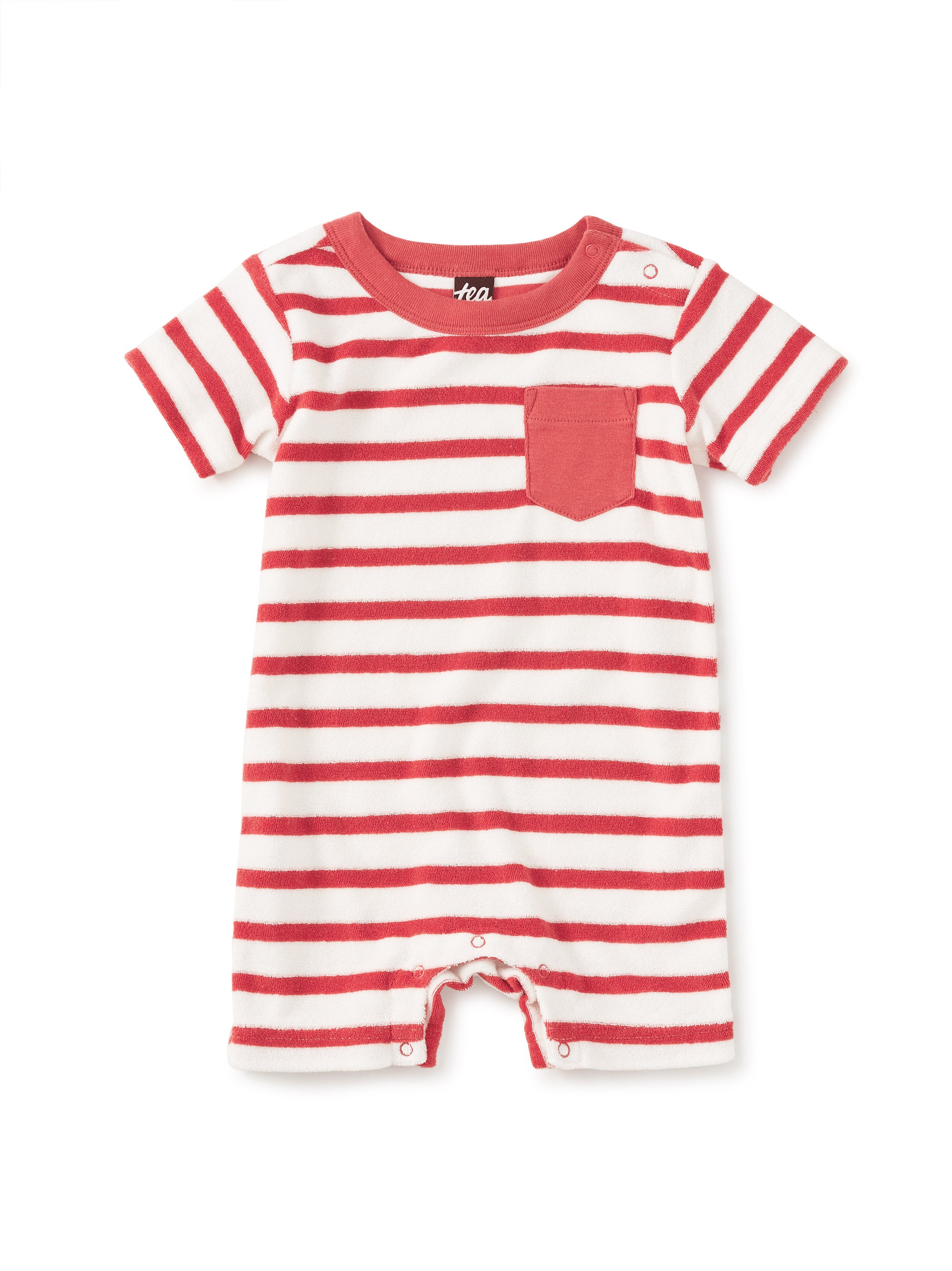 Terrycloth Baby Romper Tea Collection Little Sprout