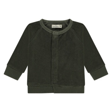 Baby Boy Cardigan Basil Little Sprout