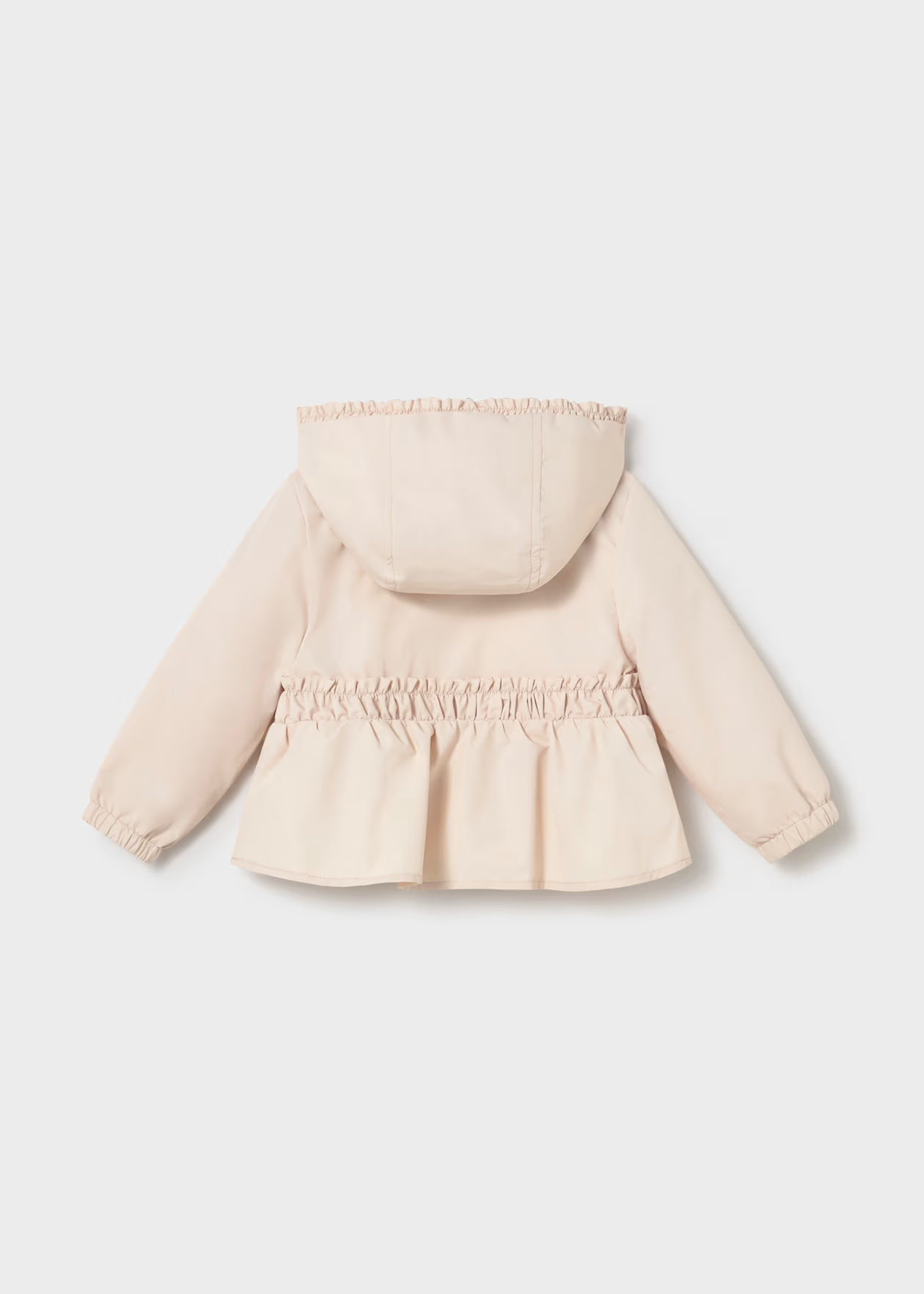 Baby Hooded Windbreaker - Custard