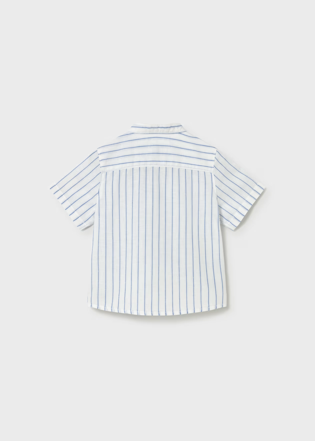 Baby Linen Button Down Shirt - Ocean