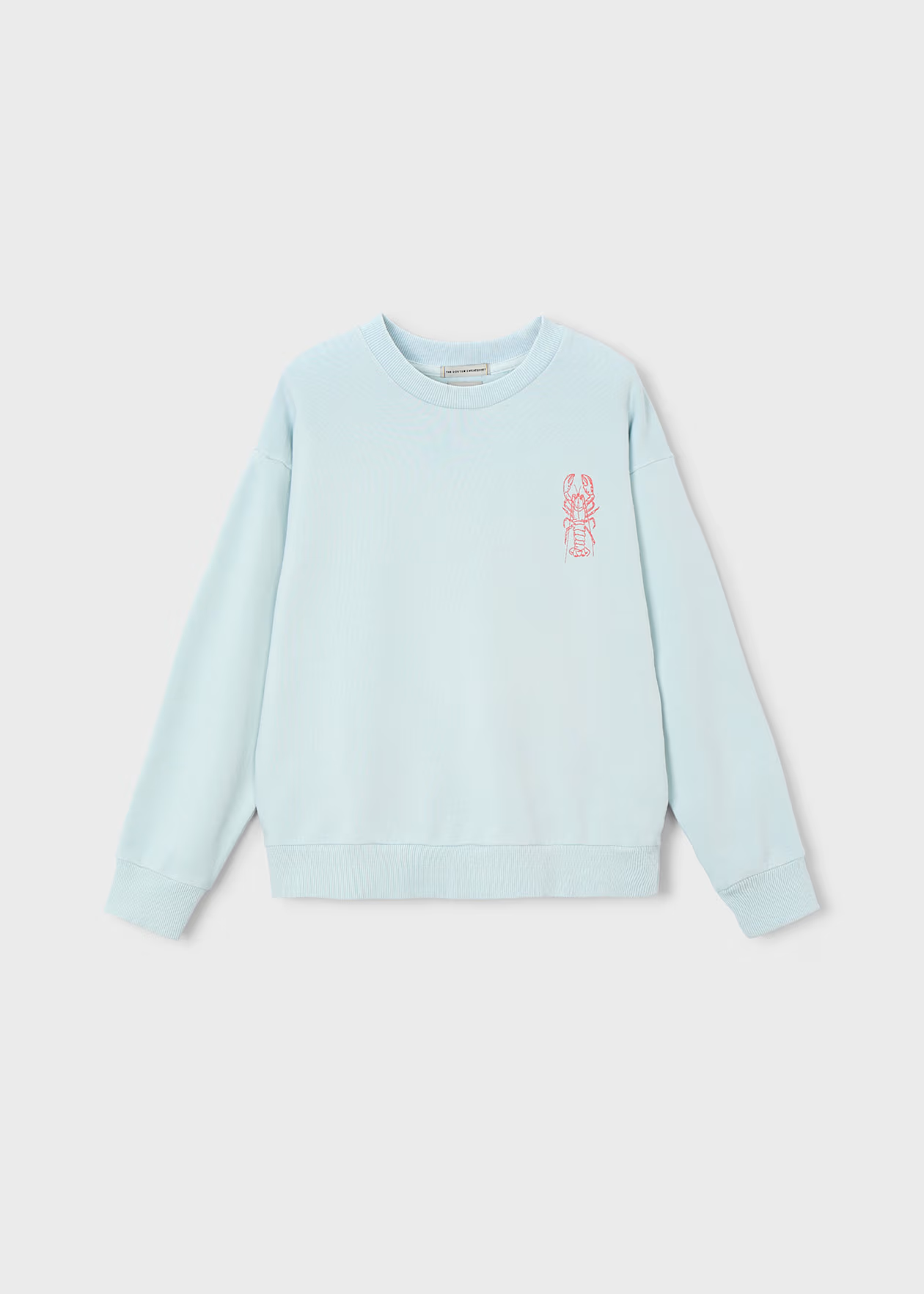 Mayoral Boston Kids Lobster Graphic Sweatshirt Sky Blue Little Sprout