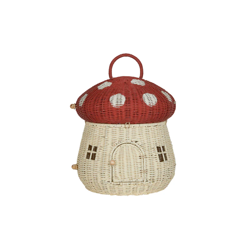 Mushroom Doll House - Red