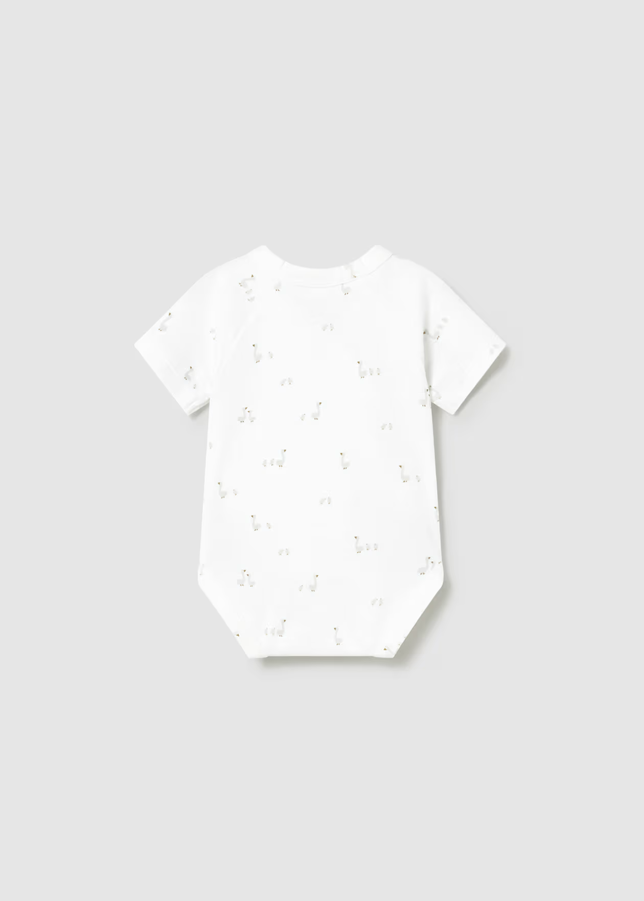 2 Piece Bodysuit - White