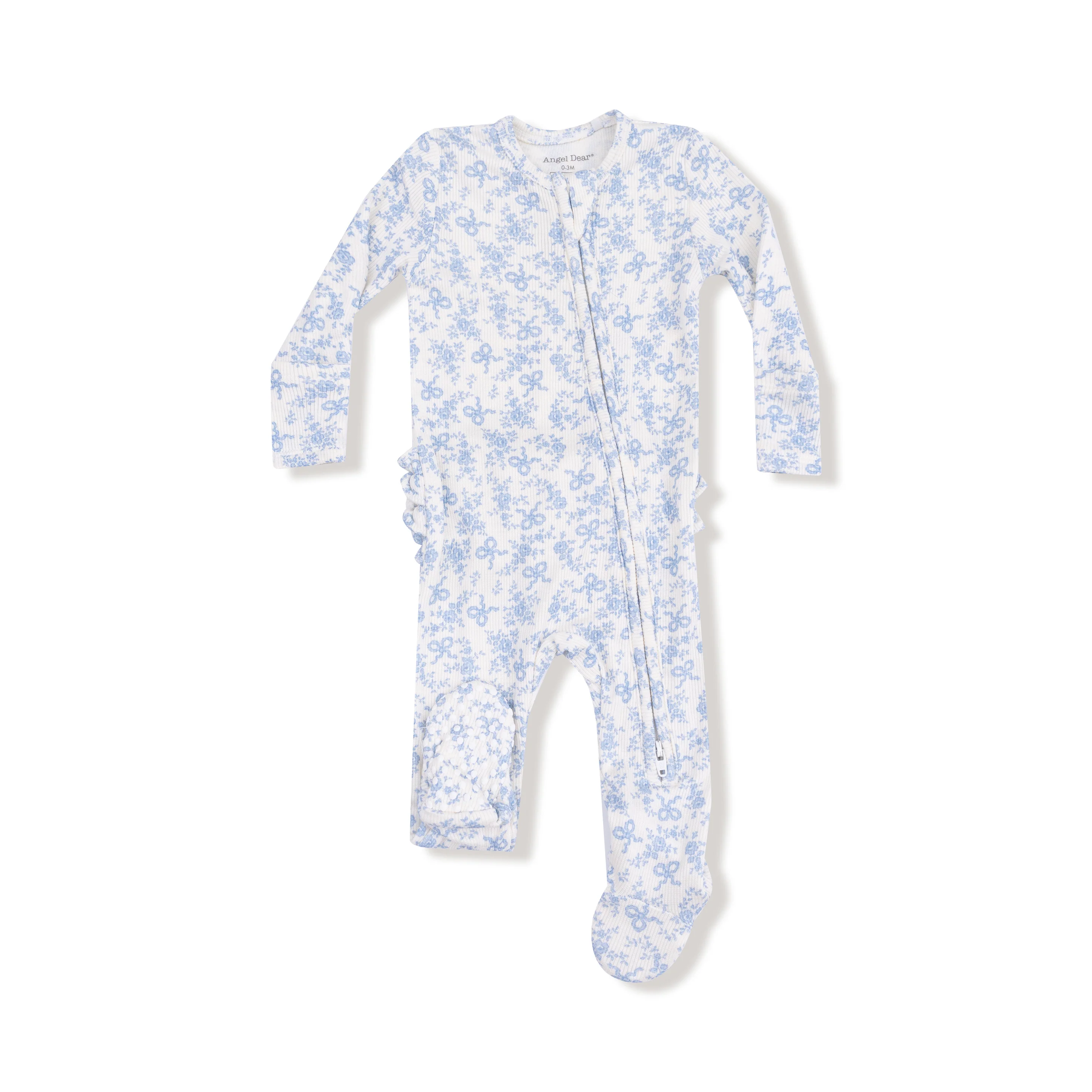 Angel Dear 2 Way Zipper Footie Romi Floral