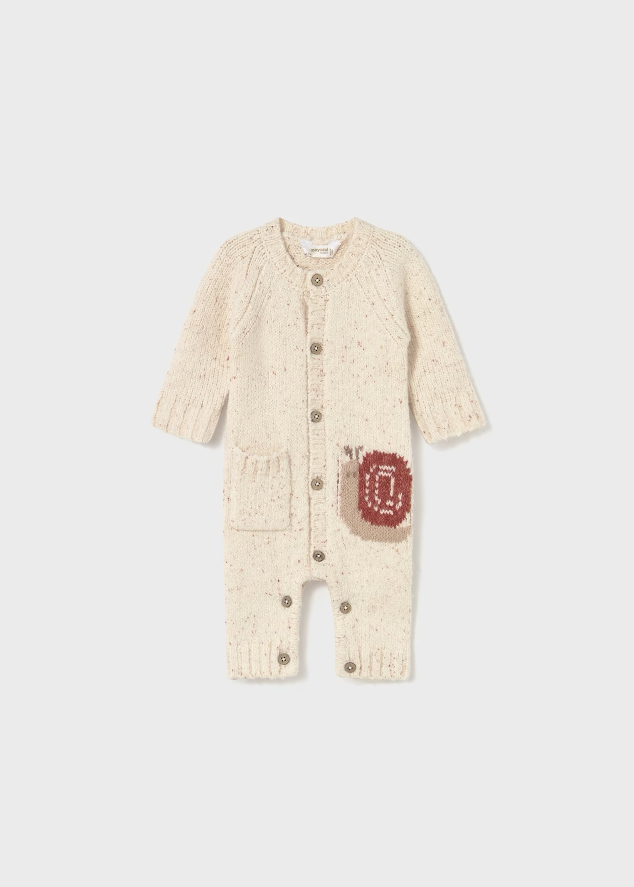 Newborn Knit One Piece Ceramic Snail Little Sprout