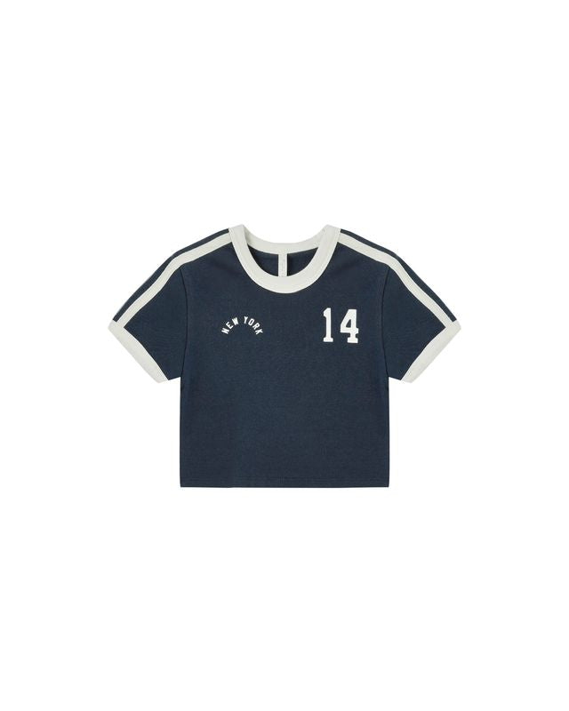 Baby Tee - Navy Little Sprout