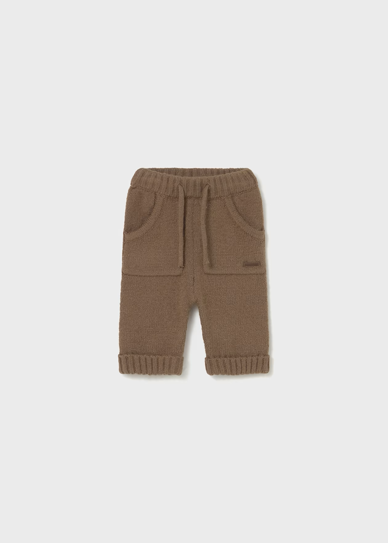 Mayoral Newborn Boy Knit Pants Cocoa Little Sprout