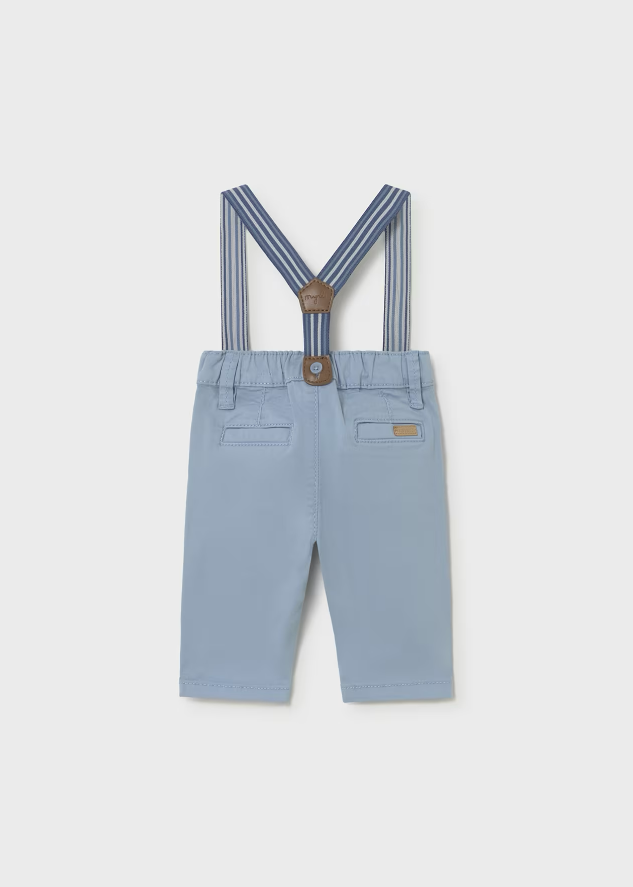 Newborn Pants with Suspenders - Regatta