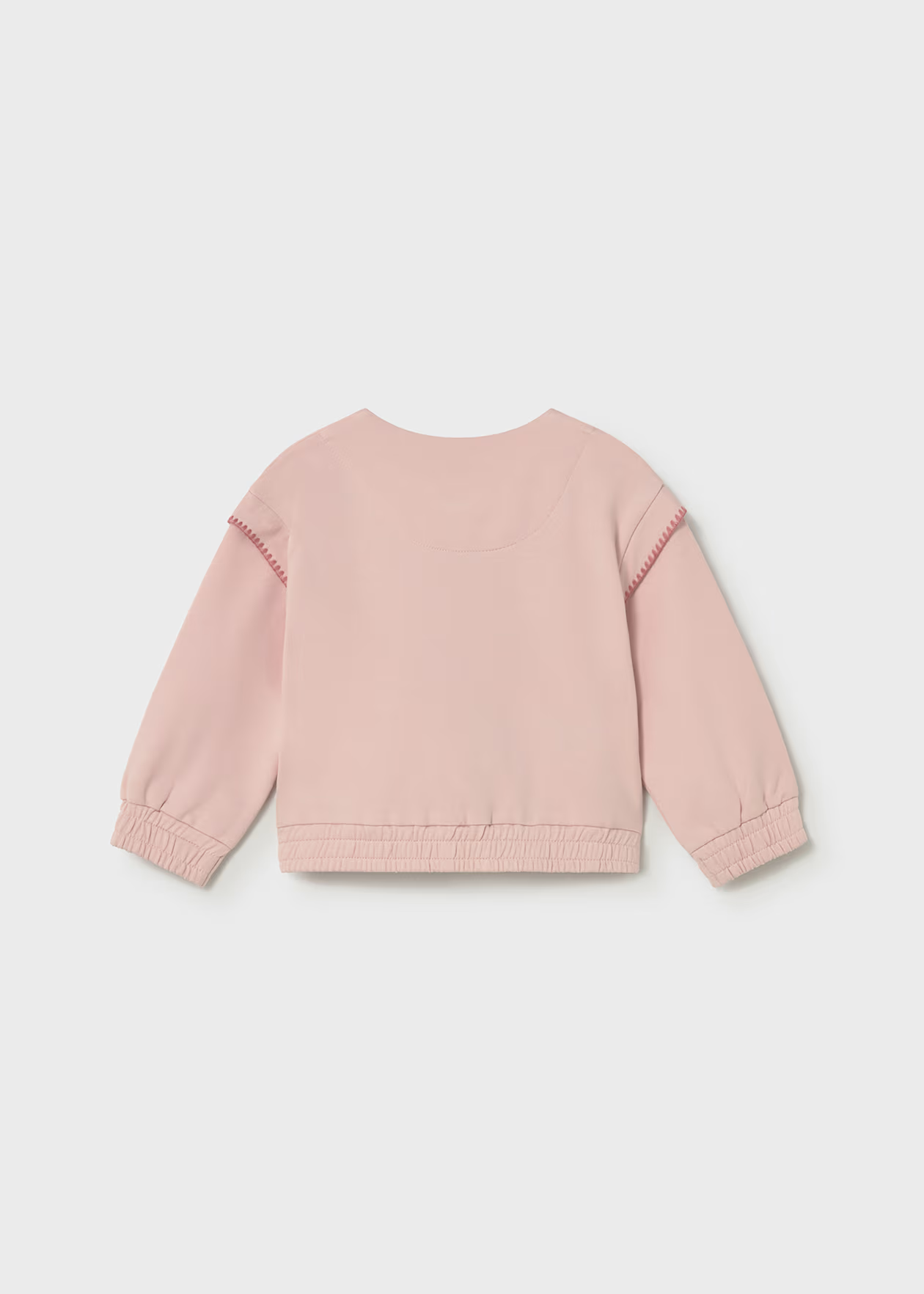 Baby Zip Up Sweatshirt - Peony