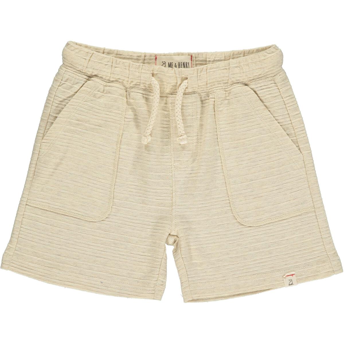 Bluepeter Shorts - Beige Ribbed