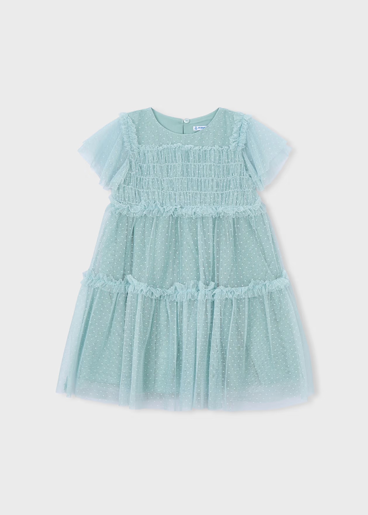 Plumeti Tulle Dress Lake Little Sprout Mayoral