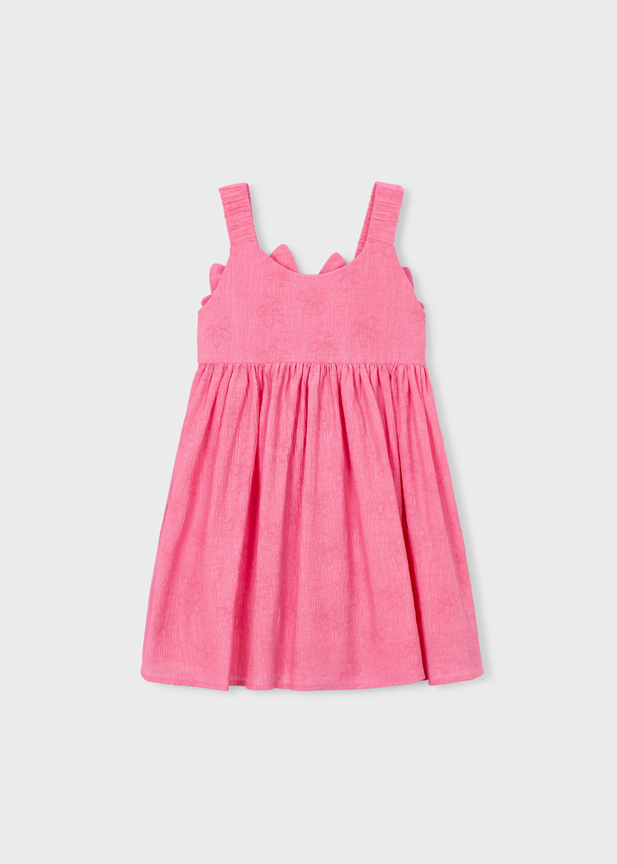 Mayoral Back Flower Dress Geranium Little Sprout