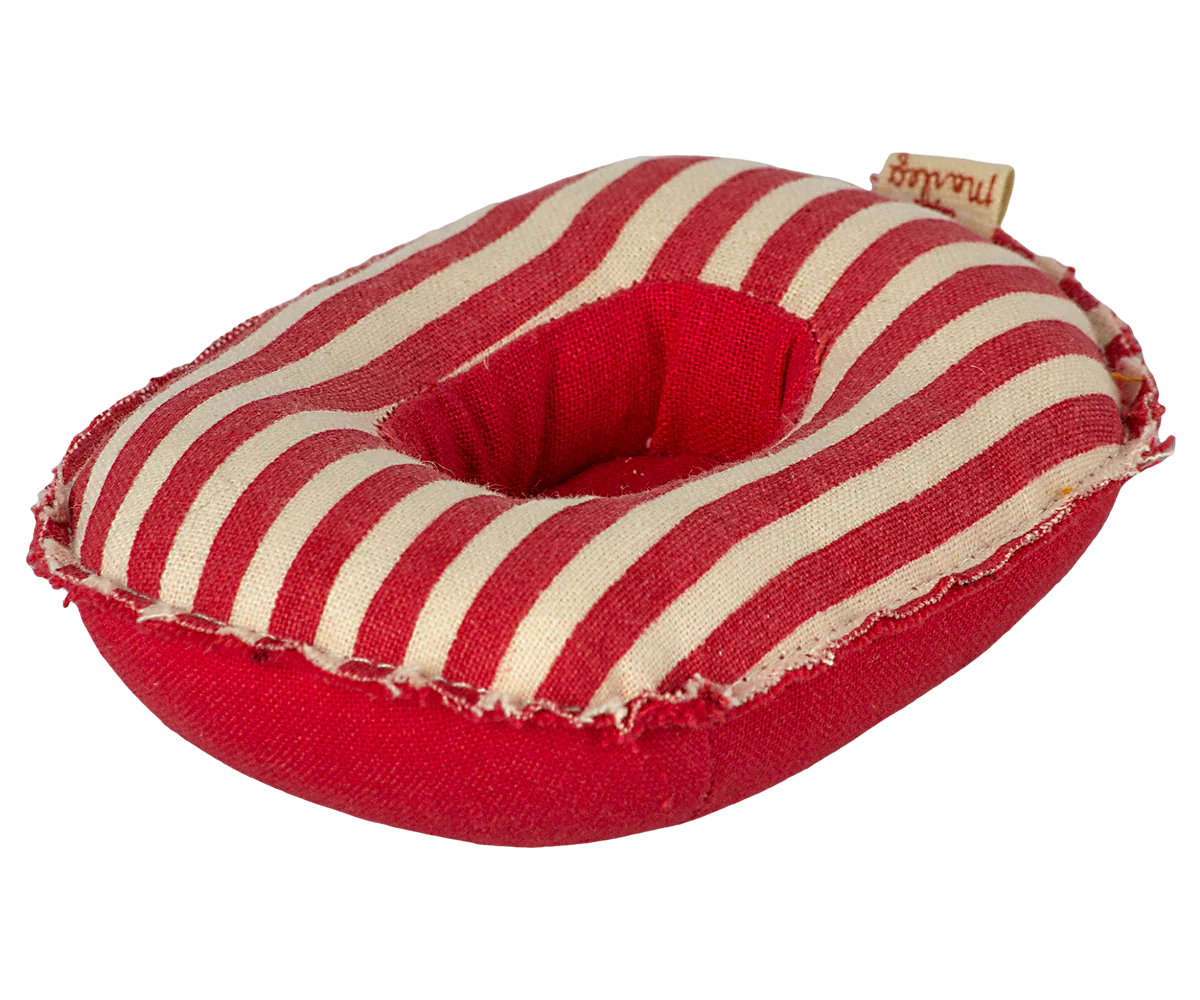 Rubber Boat, Small Mouse - Red Stripe