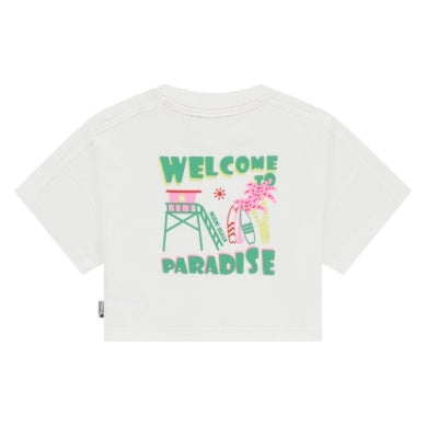 Girls Short Sleeve T Shirt - White