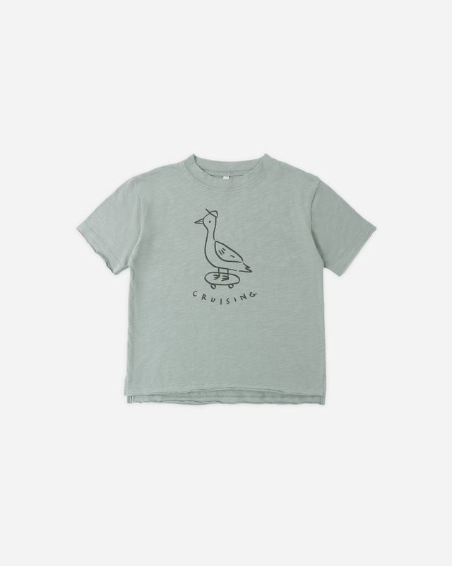 Rylee + Cru Raw Edge Tee Cruising Little Sprout