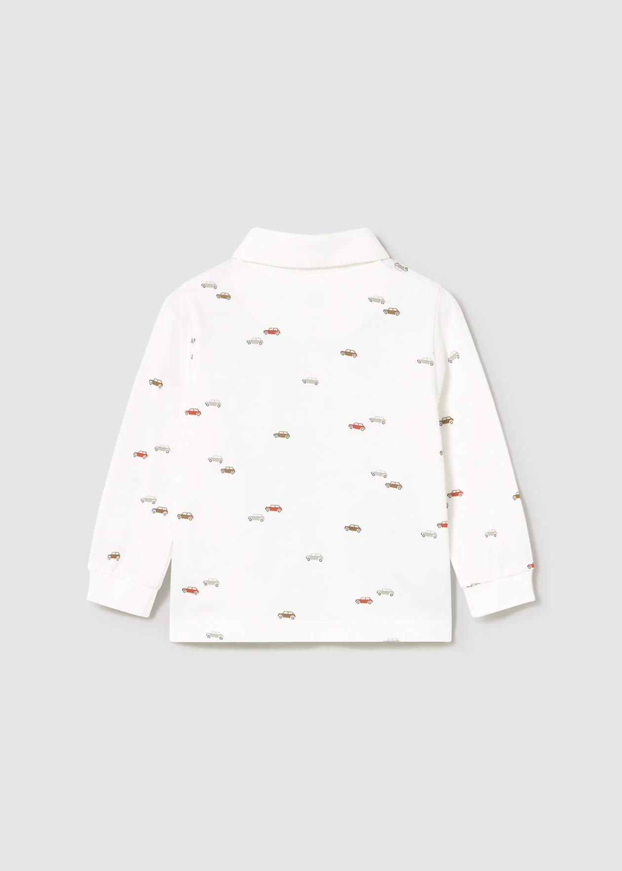 Baby Printed Polo Shirt - Cream
