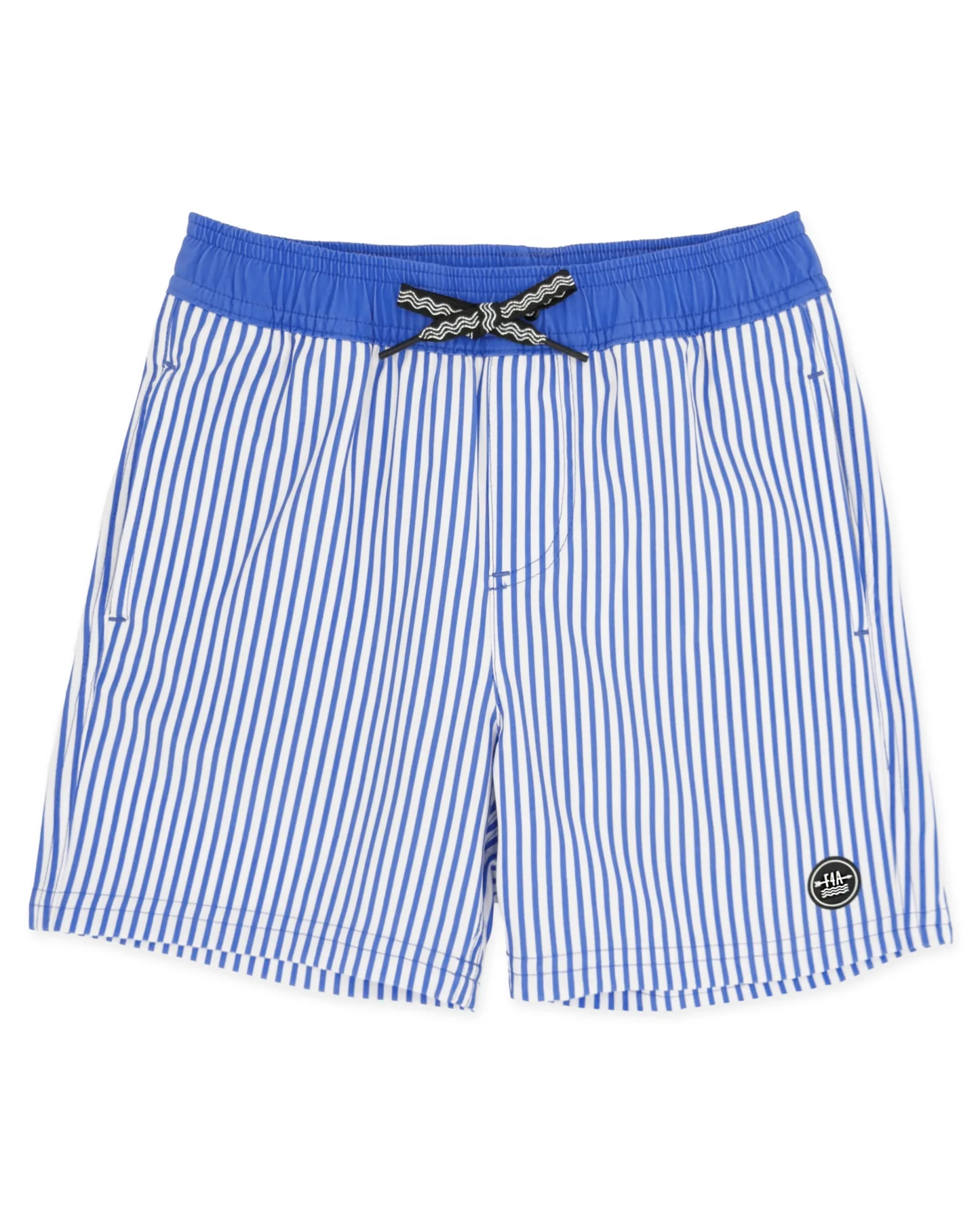 Feather 4 Arrow Volley Trunk Marina blue Stripe Little Sprout