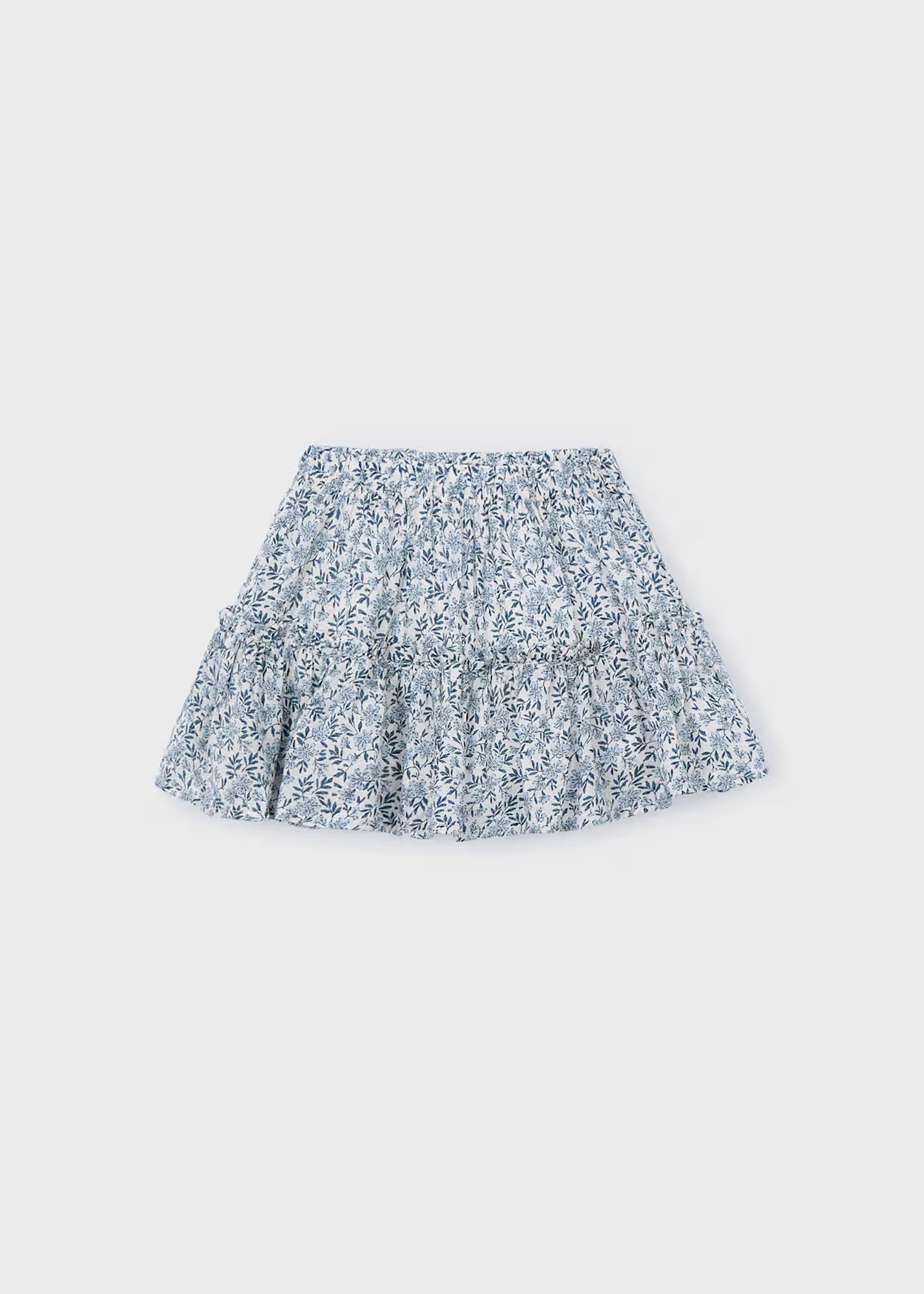Mayoral Printed Skirt Sky Blue Little Sprout
