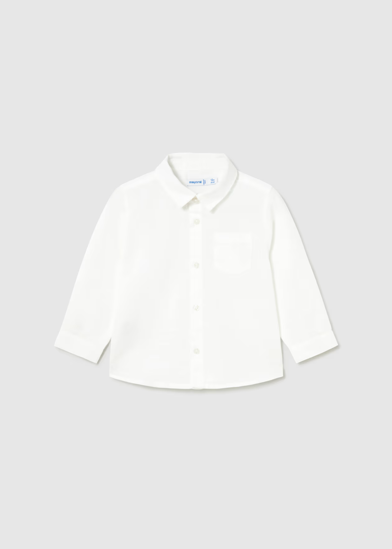 Baby Linen Shirt Mayoral White Little Sprout