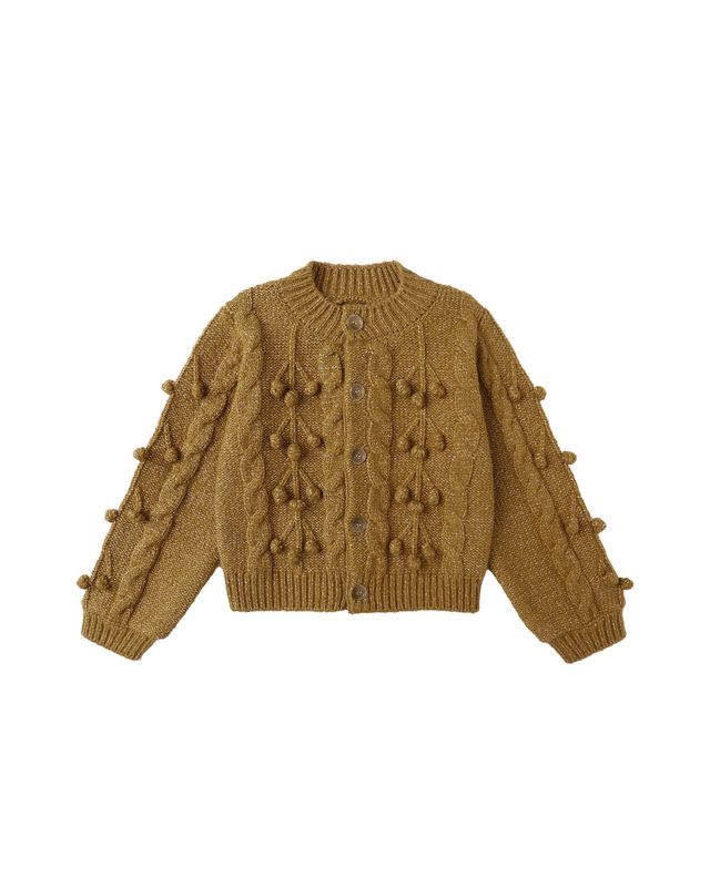 Bobble Cardigan Golden Little Sprout