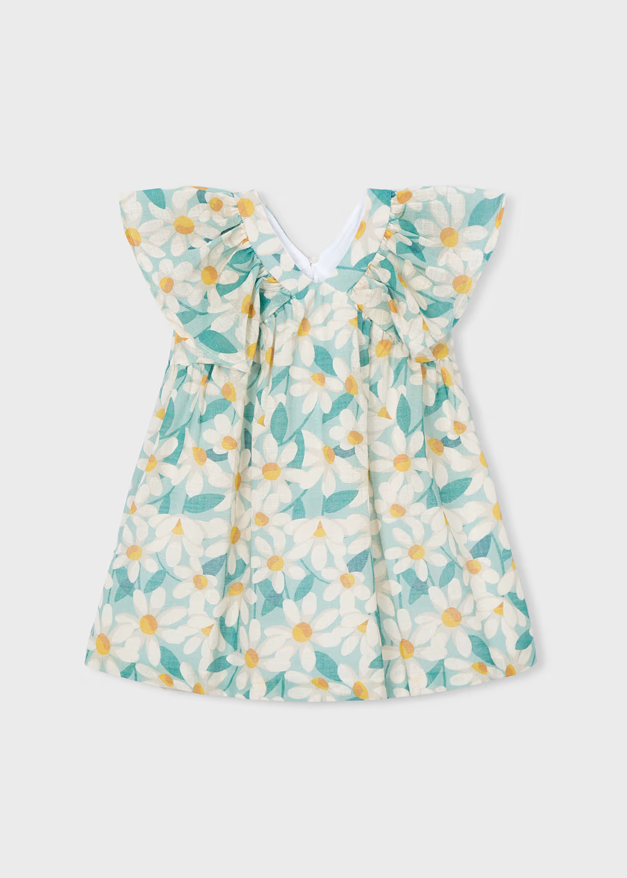 Mayoral Girl Floral Dress Lake Little Sprout