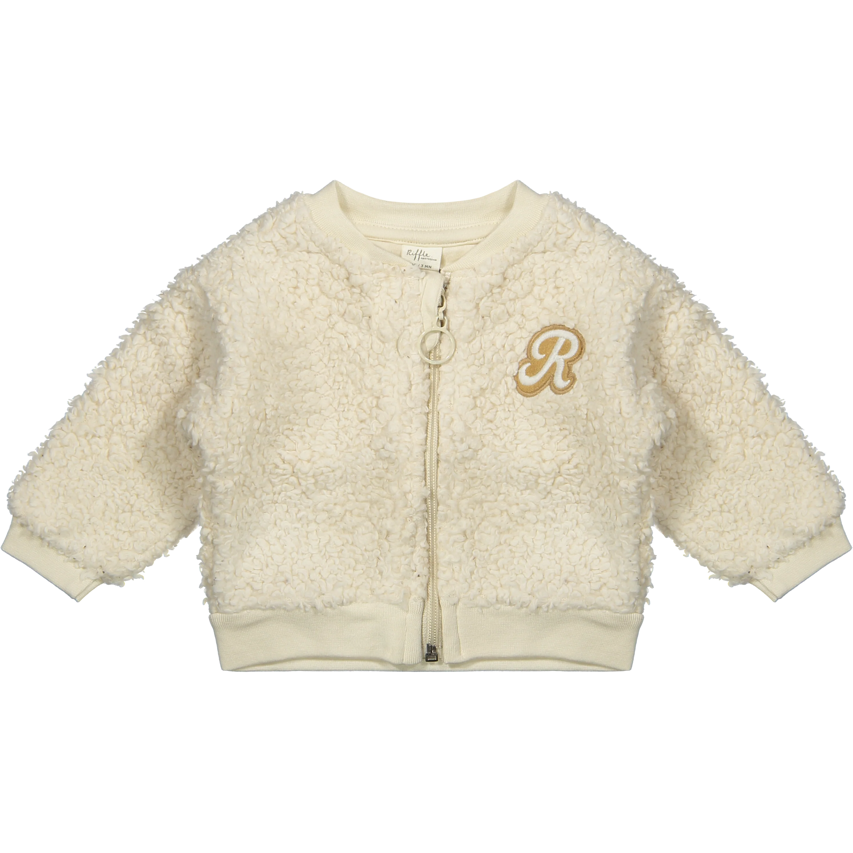 Riffle Bomber Noel Teddy Off White Little Sprout