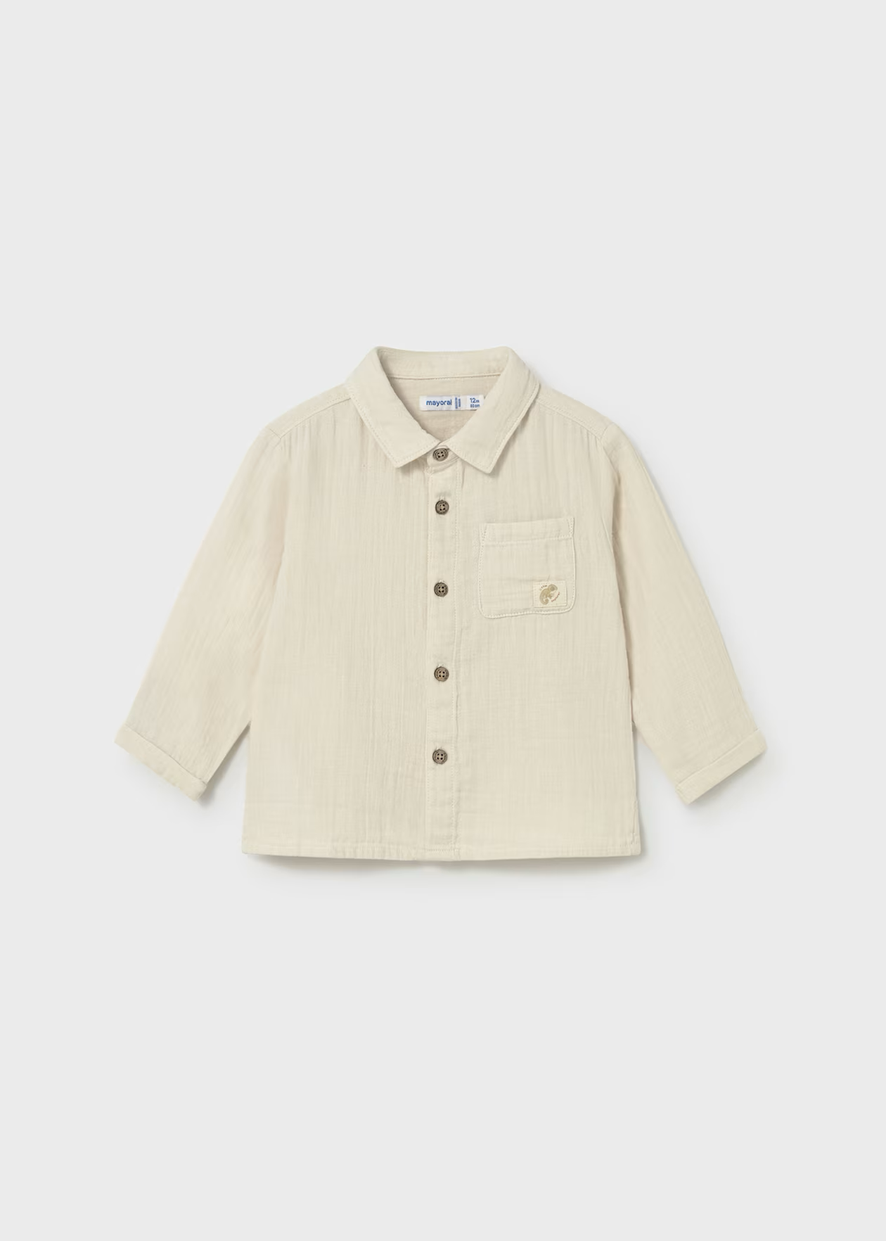 Mayoral Baby Bambula Shirt Hemp Little Sprout