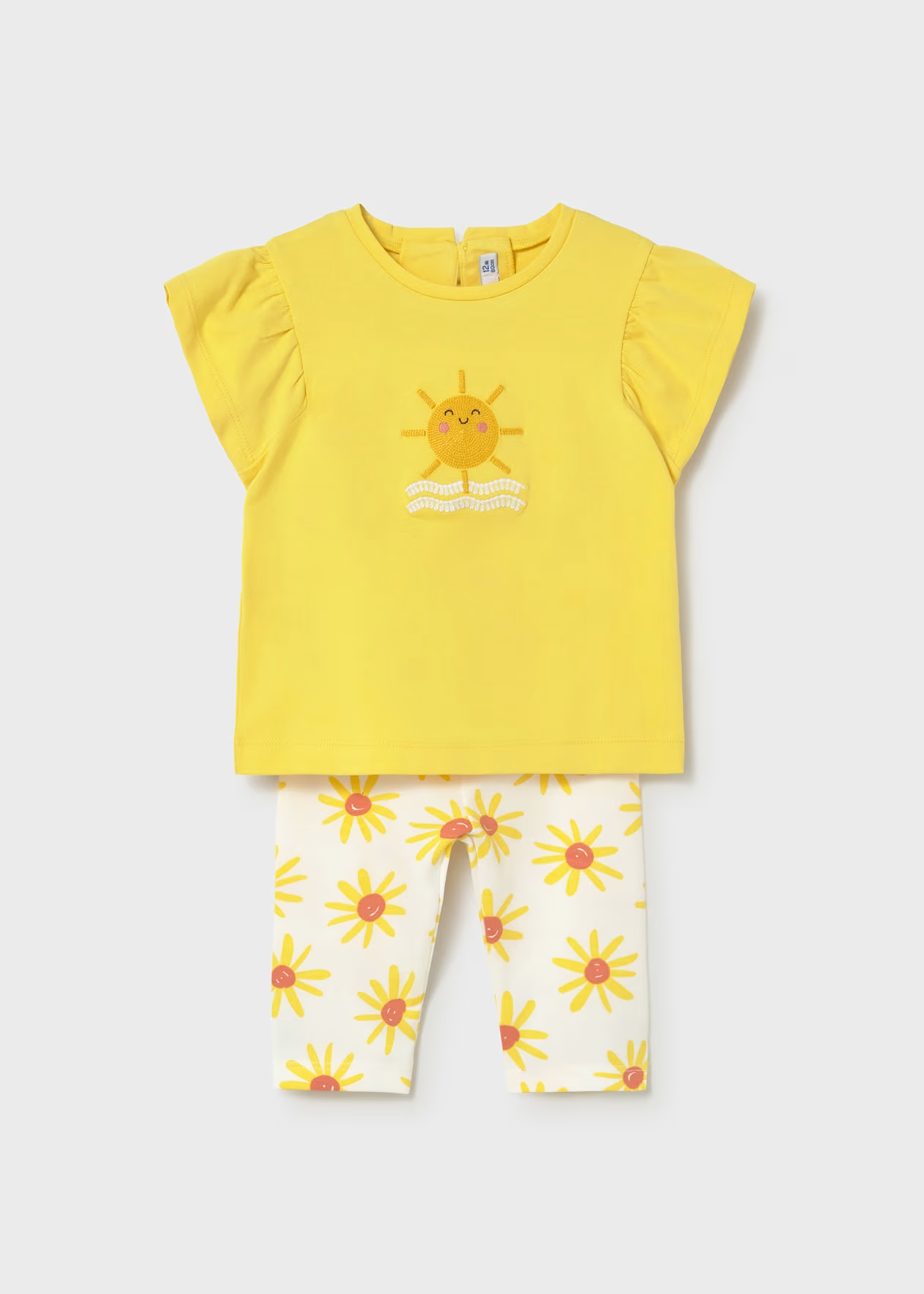 Mayoral Baby Printed Leggings and T Shirt Set Mimosa Little Sprout