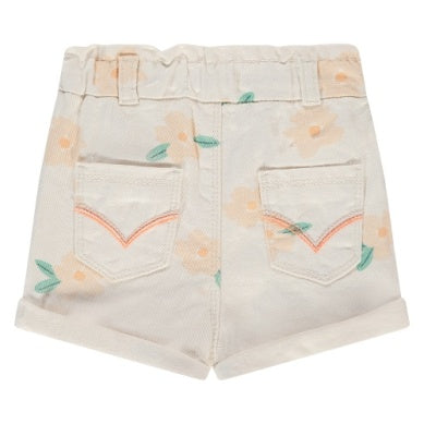 Baby Girls Shorts - Ivory
