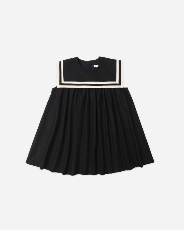 Rylee + Cru Sailor Dress Black Little Sprout