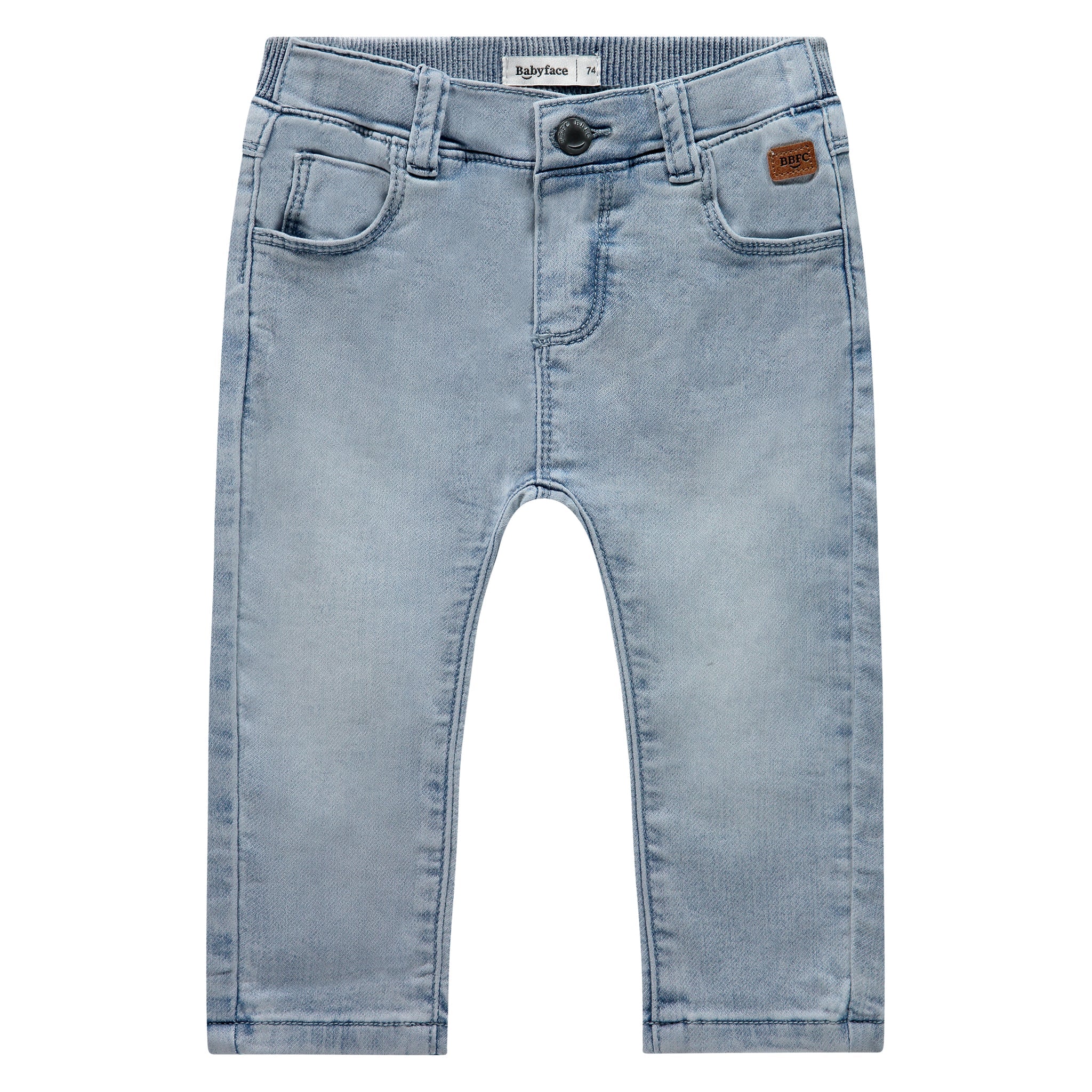 Babyface Baby Boys Jogger Denim Light Blue Little Sprout