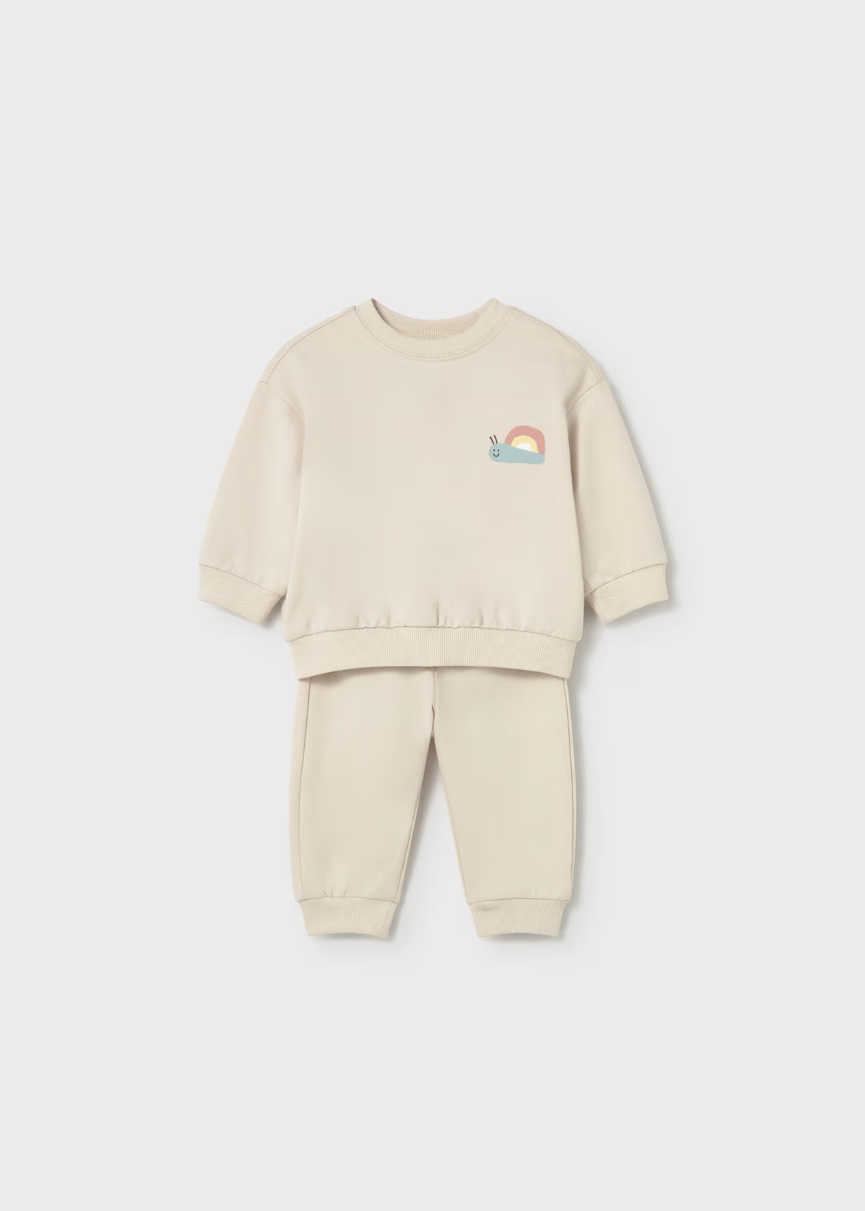 Mayoral Newborn 2 Piece Set Almond Little Sprout