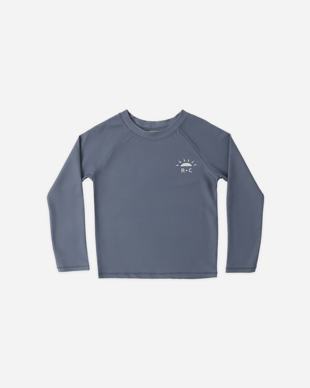 Rylee and Cru Long Sleeve Rashguard Marine Little Sprout