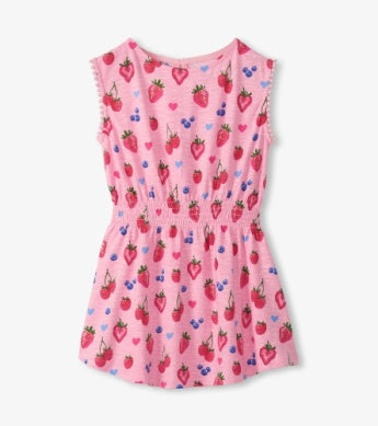 Babyface Summer Berries Smocked Waist Dress Little Sprout