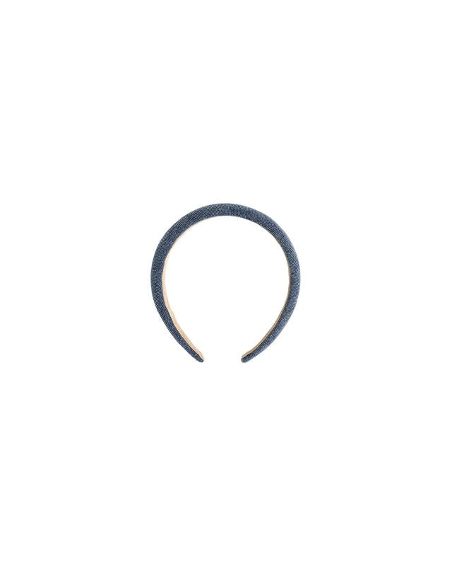 Padded Headband - Indigo Denim