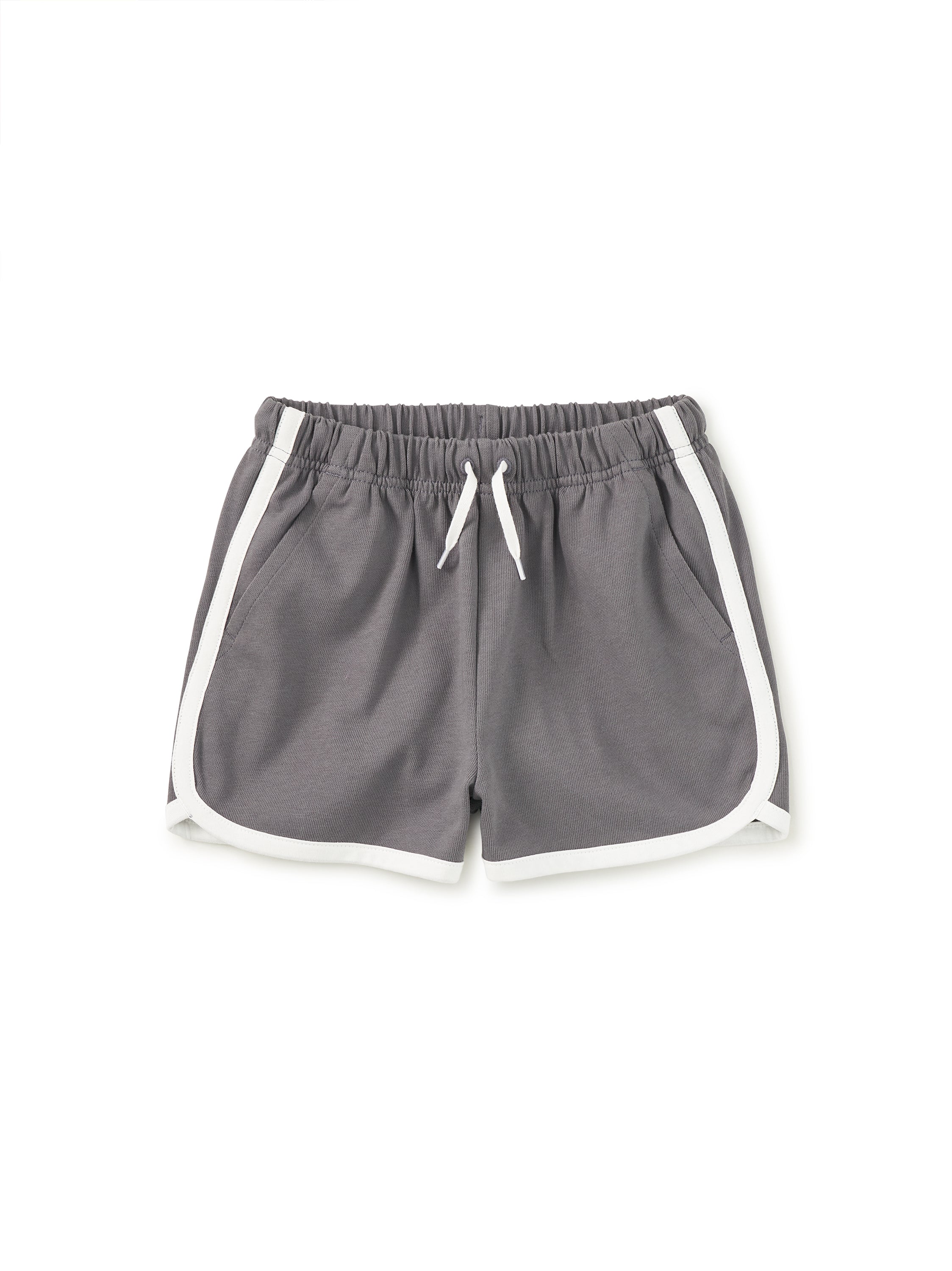 Tea Collection Sporty Ringer Shorts Thunder Little Sprout