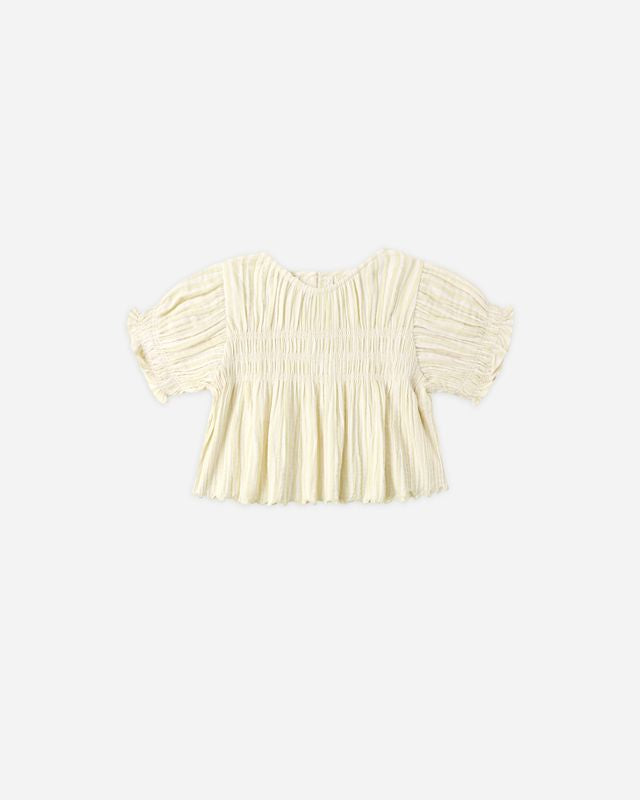 Rylee + Cru Colette Top Citron Stripe Little Sprout