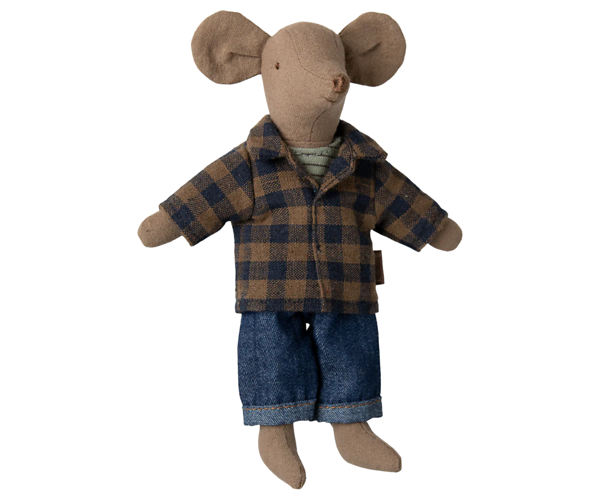 Dad Mouse - Light Brown-Little Sprout