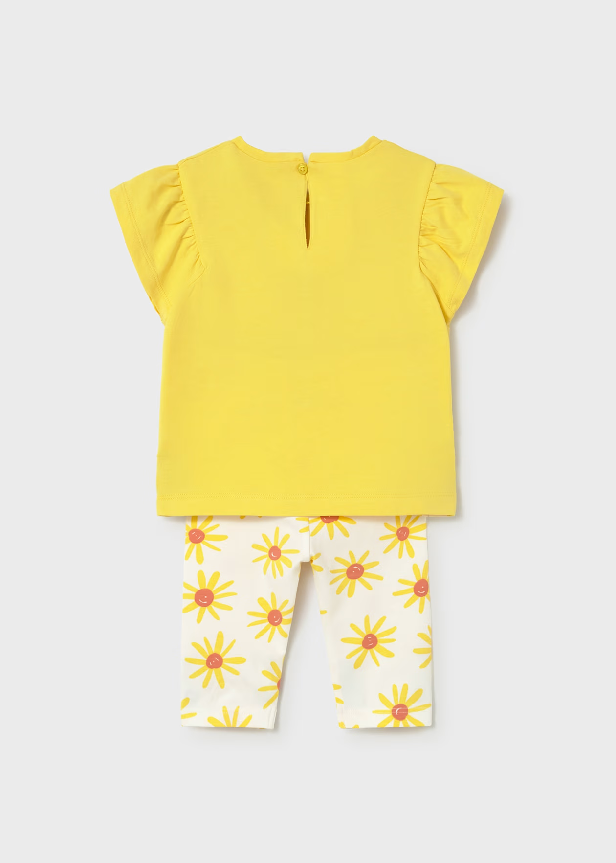 Baby Printed Leggings and T Shirt Set - Mimosa