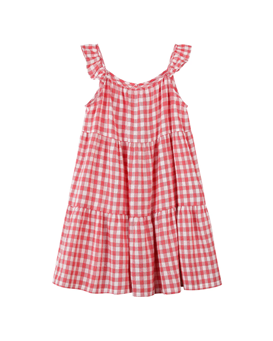 Vignette Faye Dress Red Gingham Little Sprout