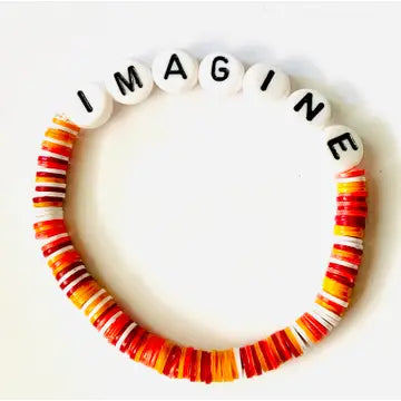 Vinyl Rainbow Bracelet