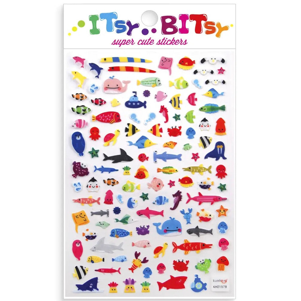 Itsy Bitsy Stickers-Little Sea Life