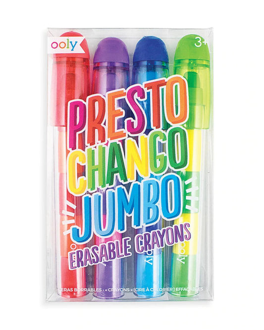 Presto Chango Jumbo Erasable Crayons