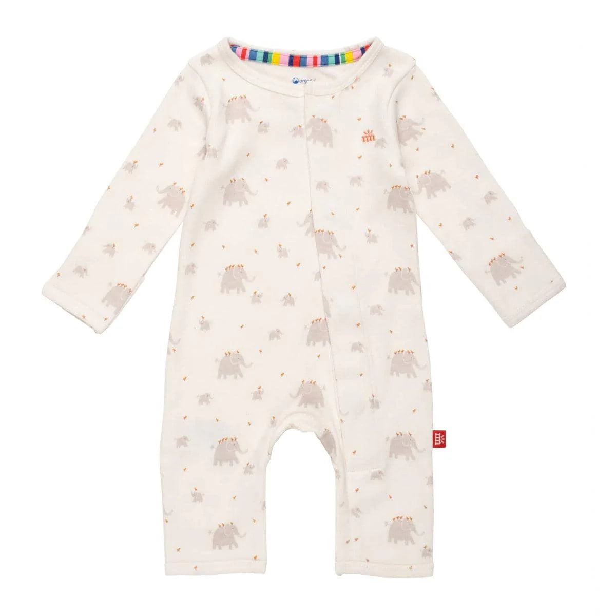 Organic Cotton Magnetic Coverall - Little Peanut