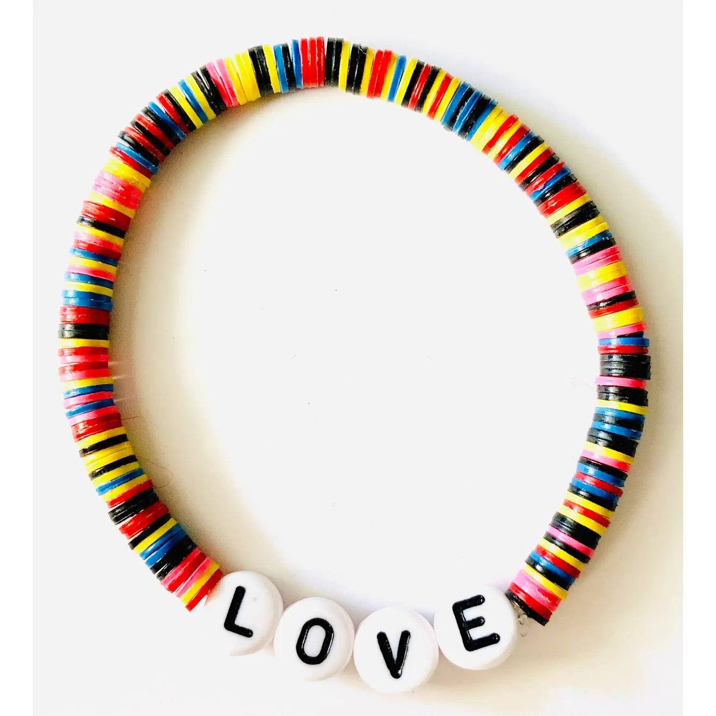 Vinyl Rainbow Bracelet