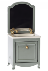 Sink Dresser with mirror- dark mint