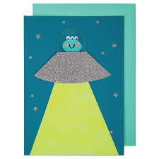 Alien Birthday Card