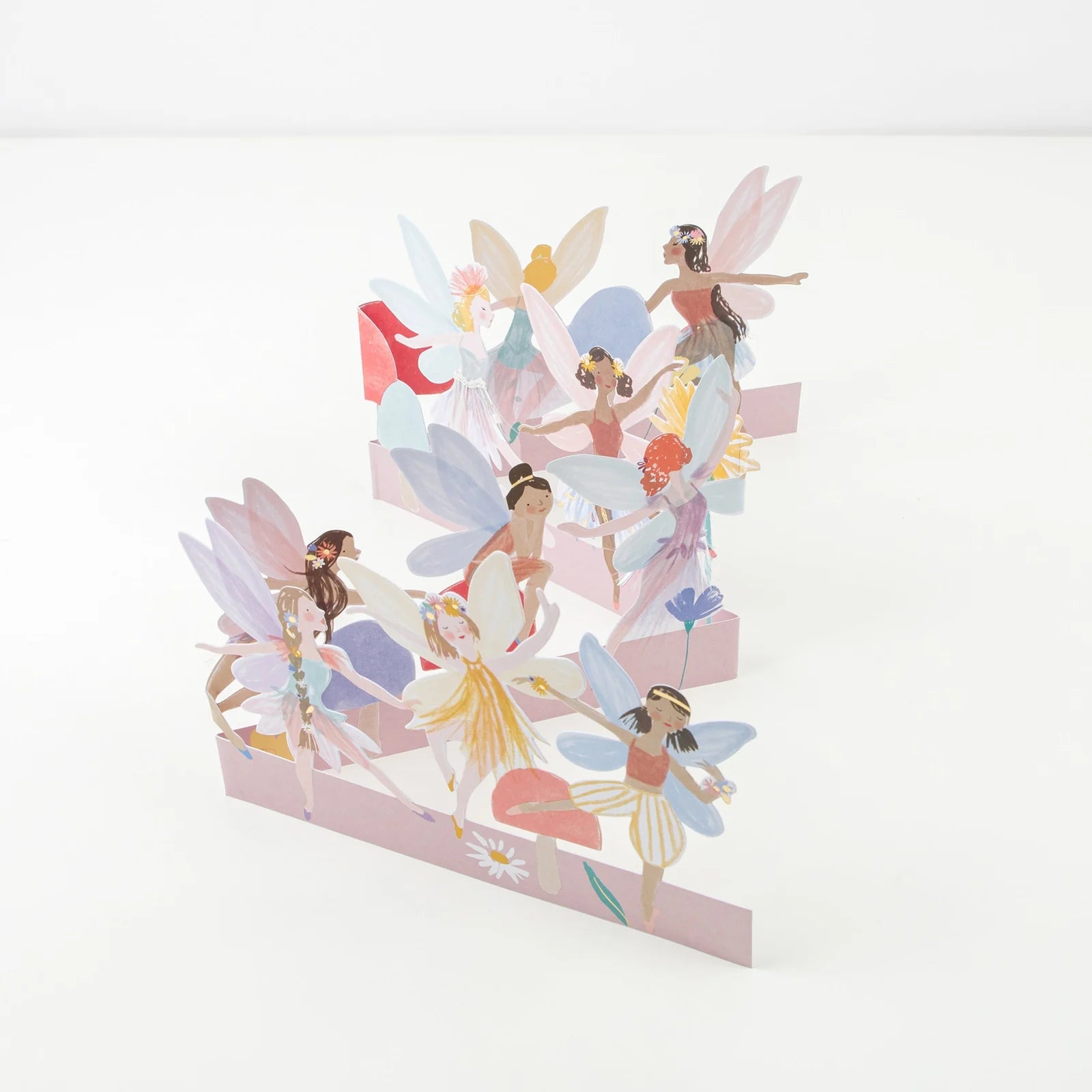 Fairies Birthday Concertina Card