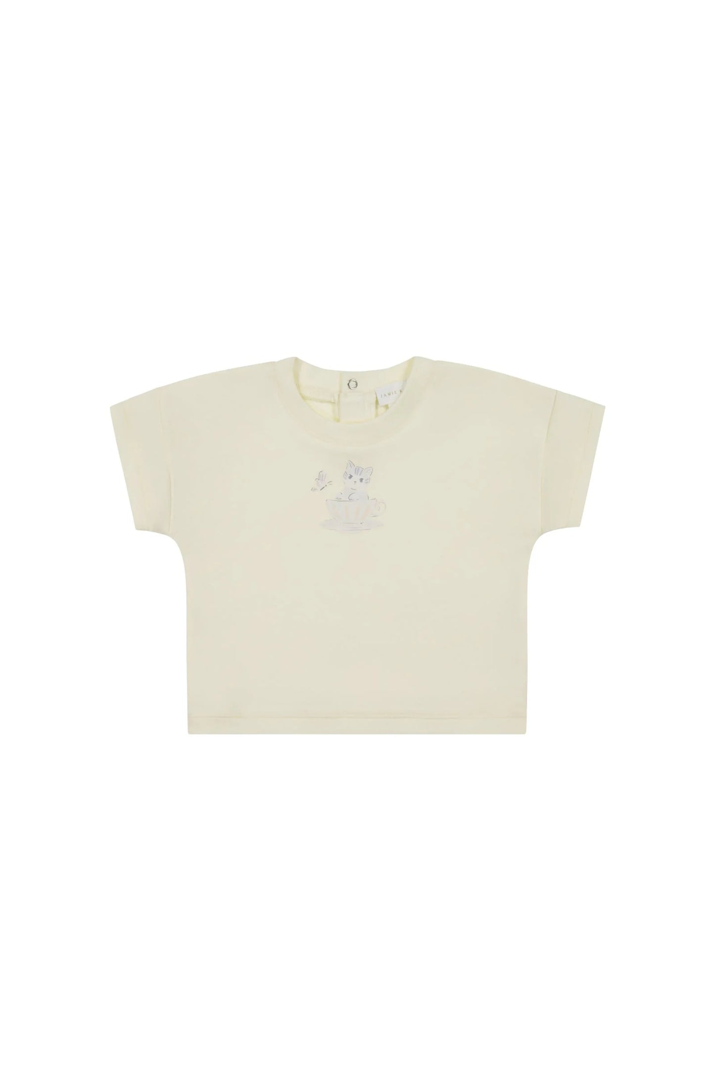 Pima Cotton Mimi Top - Egret