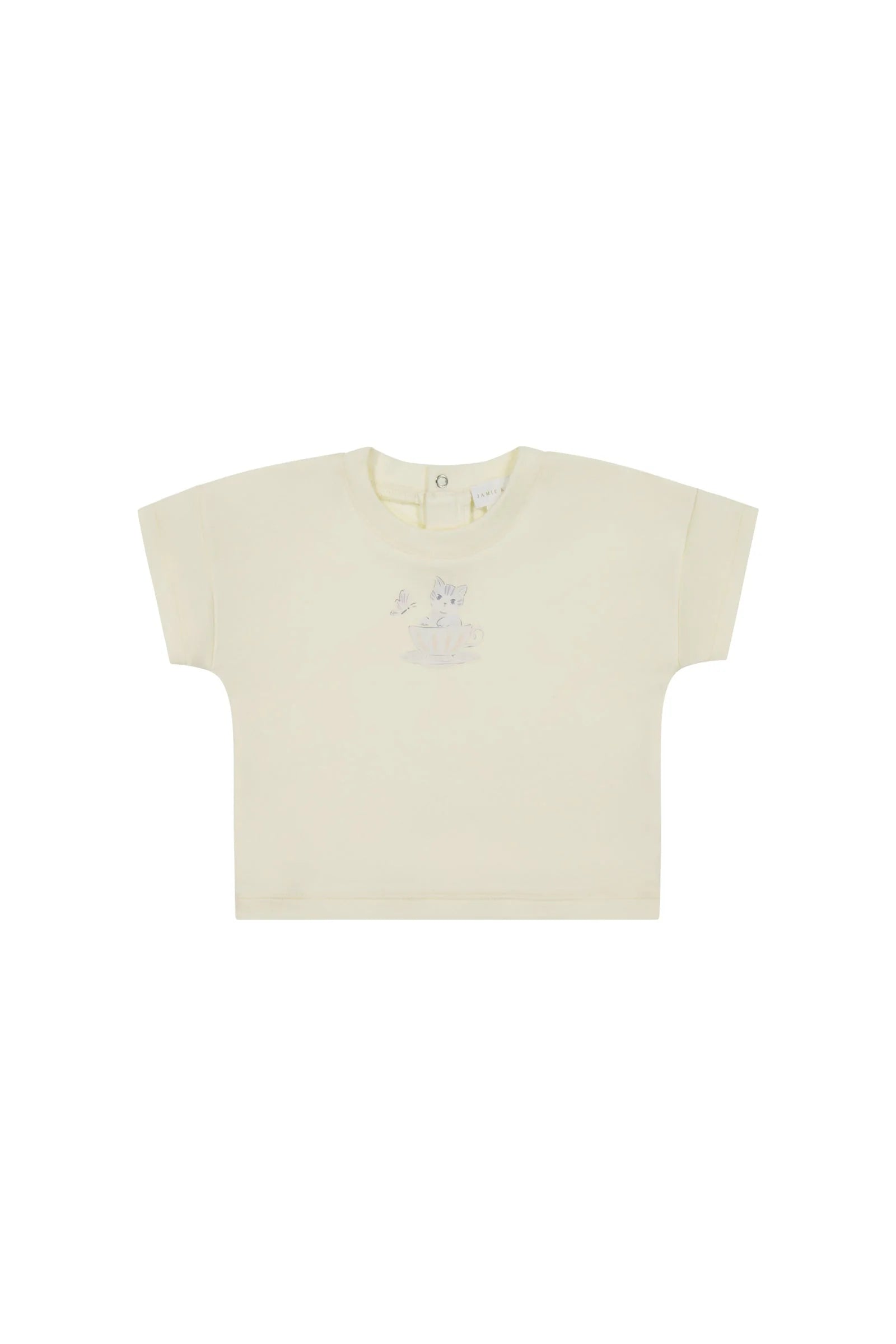 Pima Cotton Mimi Top - Egret